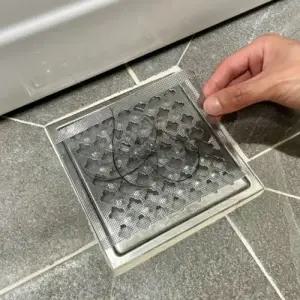 ( )화장실 욕실 사각 배수구망 스티커 7cm