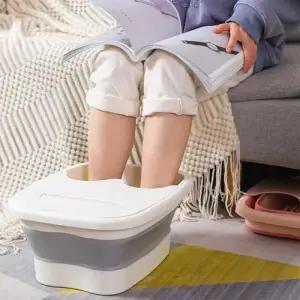 ( )고급 접이식 족욕기 발마사지 욕실대야 찜질 세족기