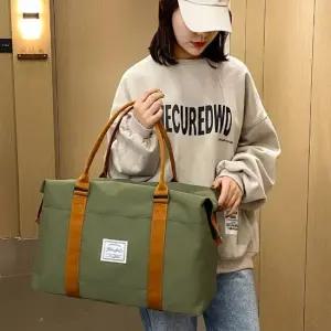 트래블 보스턴백 모던 캐주얼 캔버스 스트랩 여행가방 트래블백 보스턴백 심플여행백