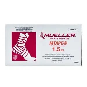 뮬러 엠테이프(M-TAPE) 스포츠 테이프 1.5인치 발목 손가락 테이핑 1박스 32개입