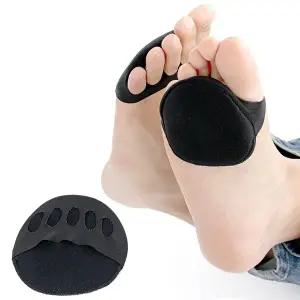 고품질 앞꿈치패드 앞발패드 블랙 2개입 발바닥쿠션 하이힐쿠션 발가락끼우는쿠션 발바닥패드 WFIV3LE