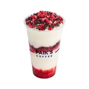 [빽다방] 딸기앤쿠키 쉐이크
