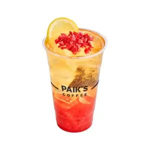 [빽다방] 딸기복숭아 루이보스티