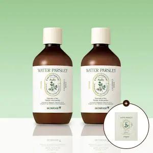 [스킨푸드][쿠폰가19,610원][1+1]판토테닉 워터파슬리 토너 300ml + (증정) 파슬리패드2매입1개