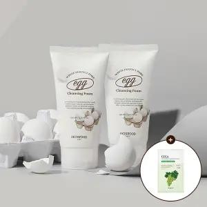 [스킨푸드][쿠폰가10,450원][1+1]에그 화이트 클렌징폼150ml + (증정)샤인머스캣마스크1매