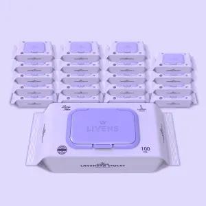 리벤스 라벤더 바이올렛 순수 물티슈 캡형 100매 * 20팩