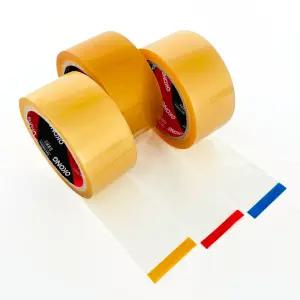 OPP 투명 박스테이프 10개, 중포장, 컬러, 크라프트, 취급주의, 테이프 컷터기