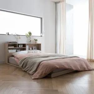 리바트 뉴트 저상형 퀸 침대 프레임 수납형