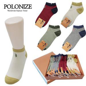 [폴로나이즈]여성 발목 스니커즈 양말 10족 세트 (PN1203)