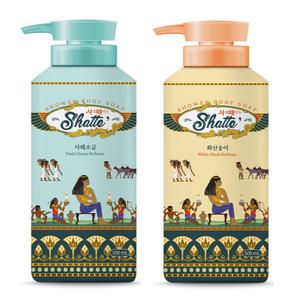 무궁화 샤워 때비누 바디워시 각질제거 500g + 500g 2개 사해소금 화산송이 리뉴얼