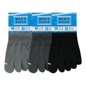 남성 드라이쿨 미니 발가락양말 10족세트