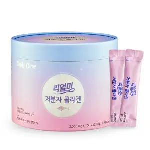 데일리원 리얼미 저분자 콜라겐 피쉬 어류 대용량 2,000mg X 100포 1통