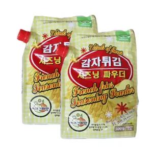 미담채 감자튀김 시즈닝 버터양파맛 500g 10개 1박스