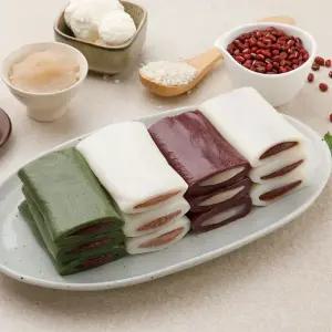 [시루조아] 굳지않는 특허기술 앙꼬절편 3종 600g / 국내산 쌀 떡 모음 개별포장