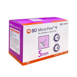 BD 비디 마이크로파인 울트라파인 펜니들 31G 5mm 100개입 혈당 관리용품