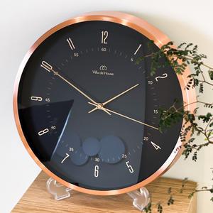 모던 아트 로즈골드 무소음 거실 인테리어 벽시계