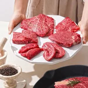 [품질보장]1++(9) 등급 한우 골라담기 꽃등심 채끝 안심 차돌박이 갈비살 꽃살 국거리