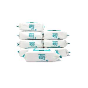 애터미 프리미엄 유아 물티슈 1BOX(70매x8개) 대용량 캡형