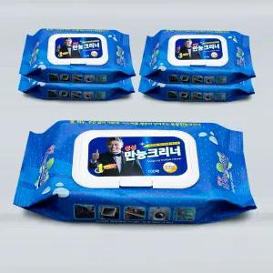 동성 만능크리너 100매 캡형 5개 1박스 만능물티슈 베이킹소다함유