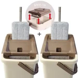 밀지오 노터치 파워슬림 밀대청소기(걸레12장)매직밀대