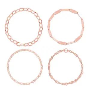 [도로시] 14k 레이어드 체인 반지 4종 택1