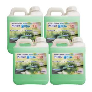 물비누 4.2kg x 4개묶음 업소용 대용량 핸드워시 손세정제 리필