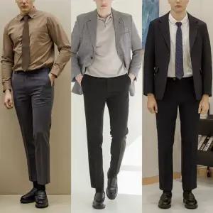 엠필 남성 가을 히든밴딩스판정장바지(30-38사이즈)6종 택1