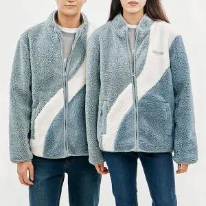 [잠뱅이]공용) 절개 배색 보아 하이넥 집업_AL4WIZ848-MB