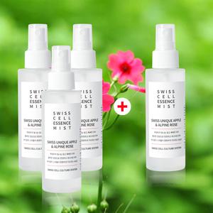 ,스위스 셀 / 줄기세포 배양 액 함유 / 미백 탄력 수분 미스트 125ml,4개