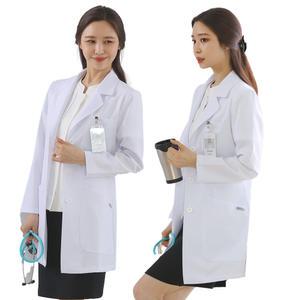 [샵피라] D0190_아이스/하이엔드원단 여름의사가운 약사가운 영양사 실험복 치과 한의원