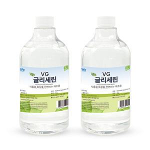 조이라이프 식물성 글리세린 VG 1kg 2개 식물성 화장품 비누 슬라임