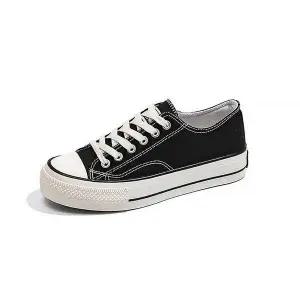 [오노마] ONM 학생 플랫폼 로우 단화  유행 캔버스화 스니커즈 (S8814006)