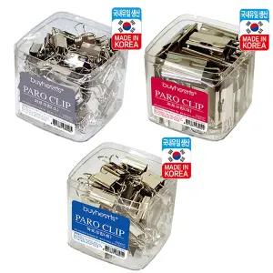 바이하츠 판교 파로크립 소 중 대 회전 서류집게 파로클립