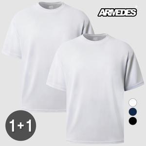 아르메데스 남녀공용 기능성 퀵 드라이 쿨링 반팔 티셔츠 AR-200 2P