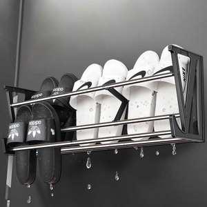 [1개+1개] 부착식 신발정리대 현관 실내화 거치대 보관함 S / L