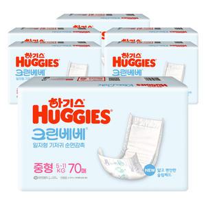 하기스 크린베베 중형 공용 70매X6팩(420매)