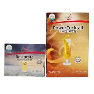 독일 PM쥬스 피엠 2종 세트 파워칵테일 리스토레이트