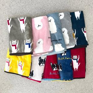 [리틀잼스]귀여운 동물 털 극세사 따뜻한 겨울 어깨 망토 무릎 숄 담요 빅사이즈 bg4052