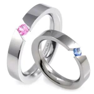 T-569 DIA CO 다이아몬드 티타늄 커플링 반지 이니셜무료 무료배송 맞춤제작 평생AS