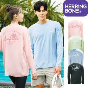 커플 루즈핏 래쉬가드 남자 여성 비치웨어 빅사이즈 수영복 커버업 상의 RF342