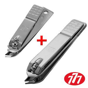 쓰리세븐 777 큐티클깍이 소형 대형 세트 (CT-121ZC 1P+ CT-121ZLC 1P) 손톱깍이 내성 발톱 큐티클 제거 사