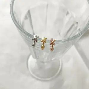 ONM 원터치 크로스 피어싱