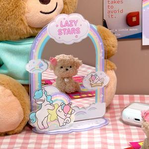 일정문구 레이지스타아크릴거울만들기키트 diy 데스크테리어 책상 사무실 꾸미기 아이들이좋아하는 귀여운 탁상