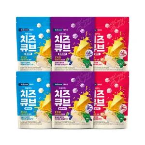 [베베쿡] 처음먹는 치즈큐브 6봉 (플레인/딸기/블루베리)