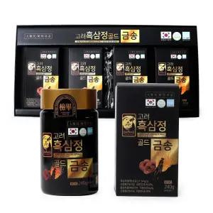 6년근 고려흑삼정골드금송 240g X4병