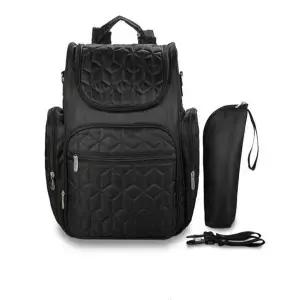 [셀러허브][라일리] Rly 시크한 블랙 컬러 내부분리형 생활방수 남여공용 백팩 (S9558392)