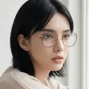 발리 티타늄 안경테 BY5059D 002 명품 사각 메탈테 아시안핏