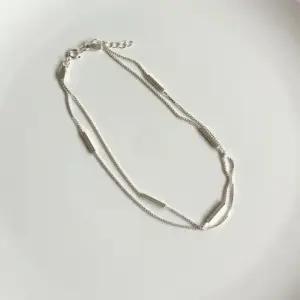 [라일리의류] Rly (silver925) two square anklet
