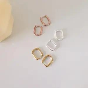 ONM (silver925) slim onetouch earring