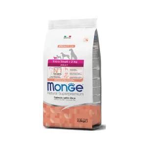DOG몬지 모노프로틴LID 엑스트라스몰 어덜트 연어와 쌀 2.5kg / 12개월 이상의 반려견